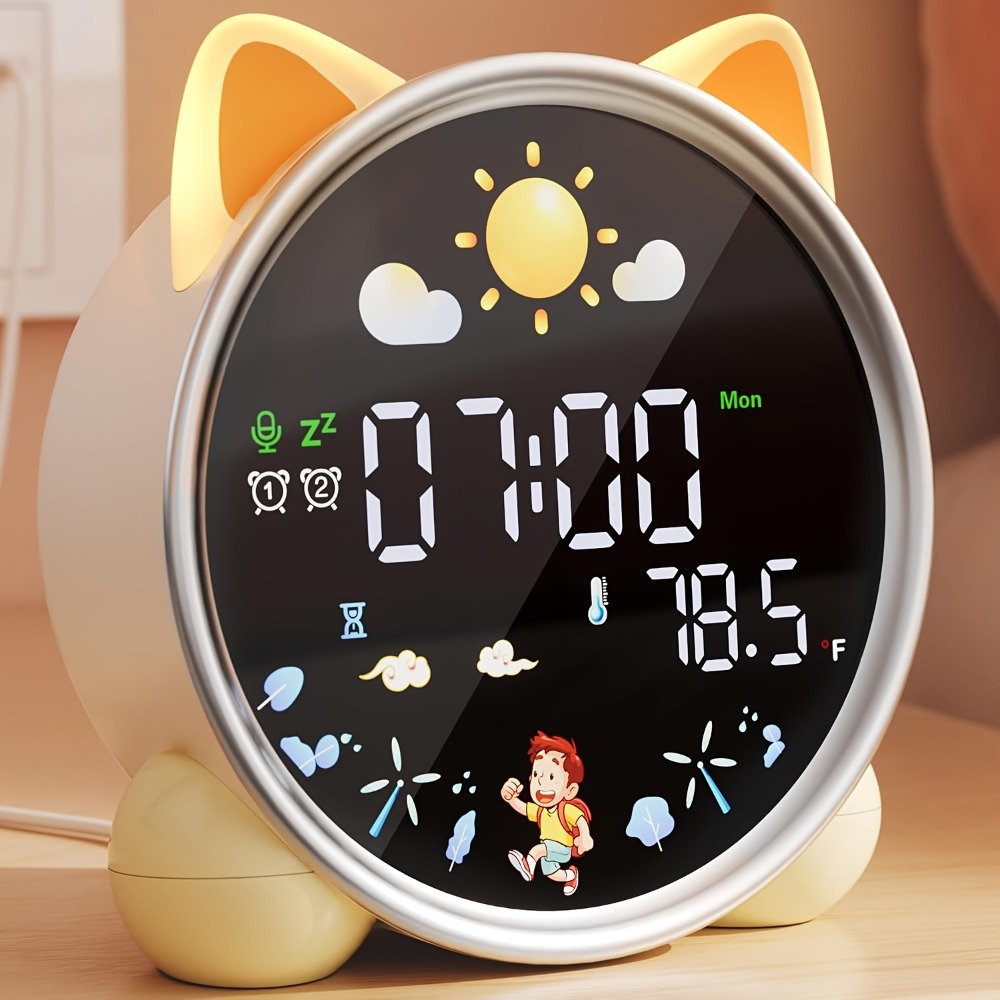Sound Sleep Trainer Clock - Kinderwekker Klaar om te stijgen Kinderslaaptrainer