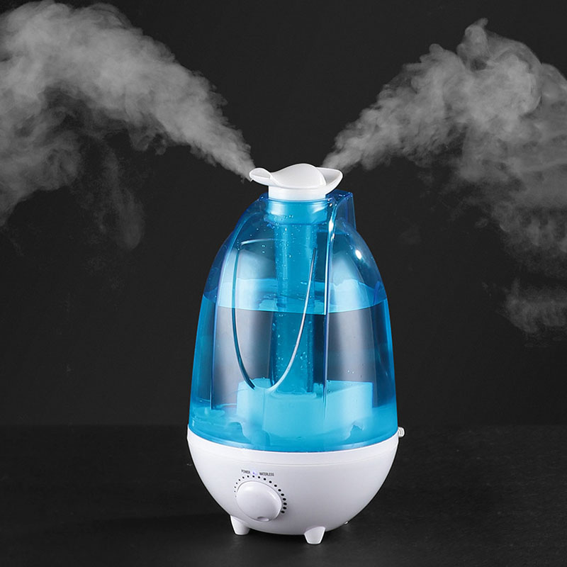 Baby Nursery Humidifier - 4000ML Thuis Luchtbevochtiger Dual Nozzles 110