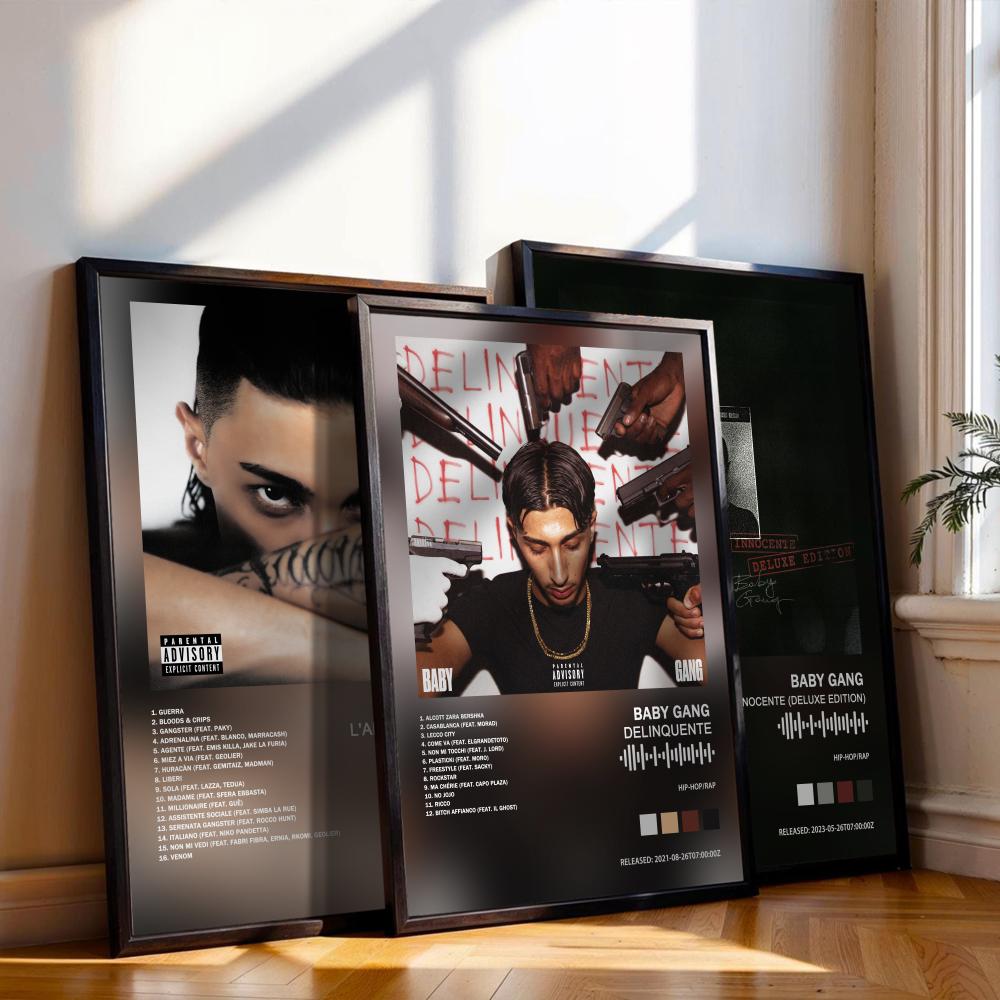 Baby Nursery Images - Baby Gang Poster Muziek Album Cover