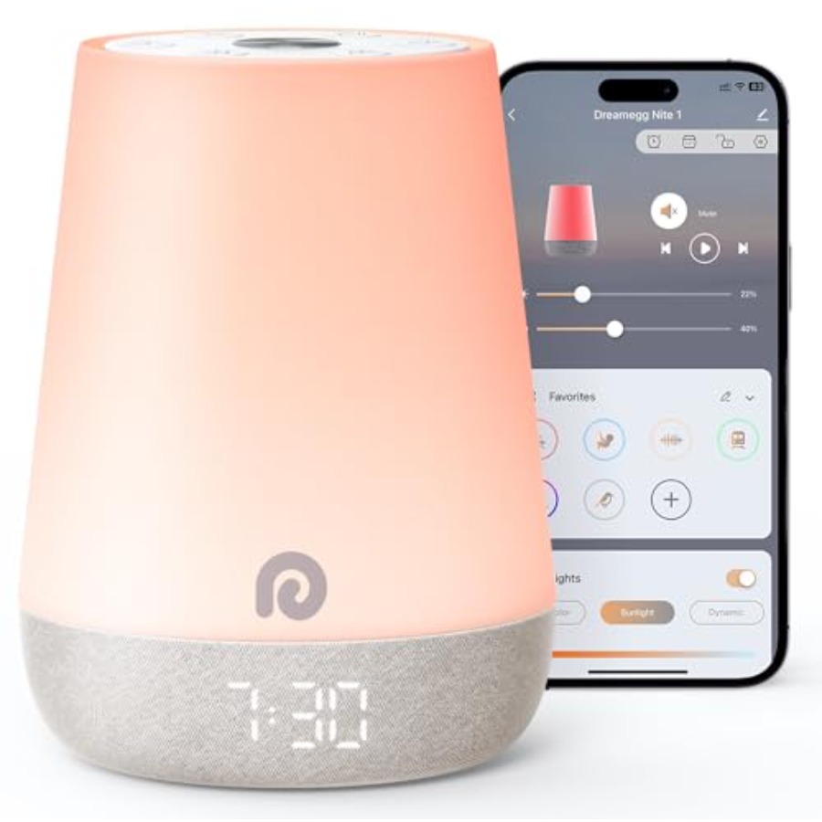 Sound Sleep Trainer Clock - Geluidsmachine Baby - Witte Ruisonderdrukkende Geluidsmachine
