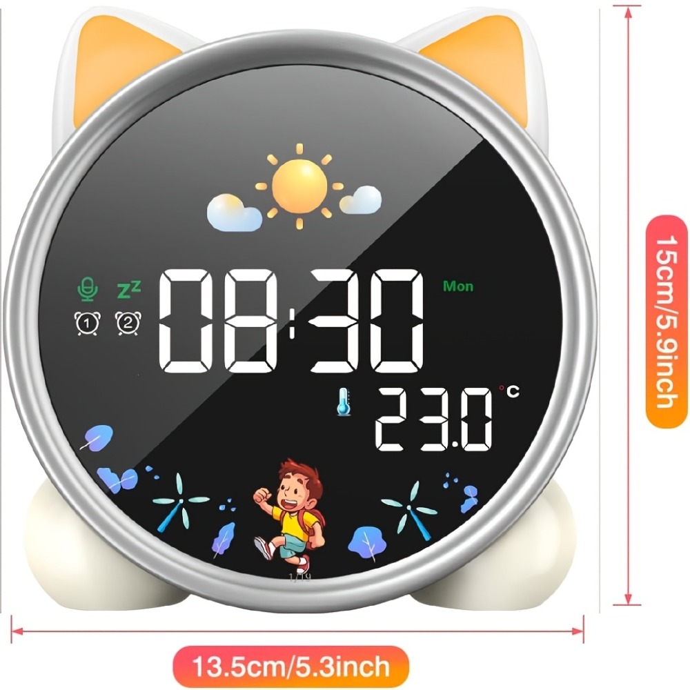 Sound Sleep Trainer Clock - Kinderwekker Klaar om op te staan