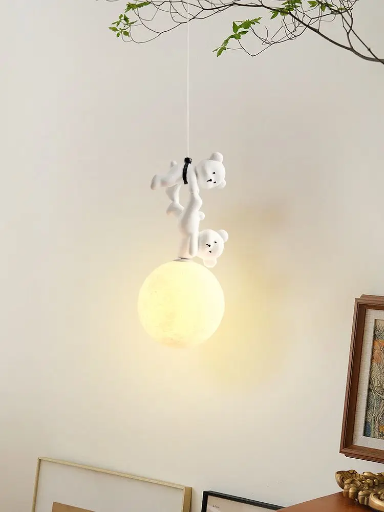 Baby Nursery Light - Beerlamp Cartoon Kinderkamer Bedside Hanglamp Hars