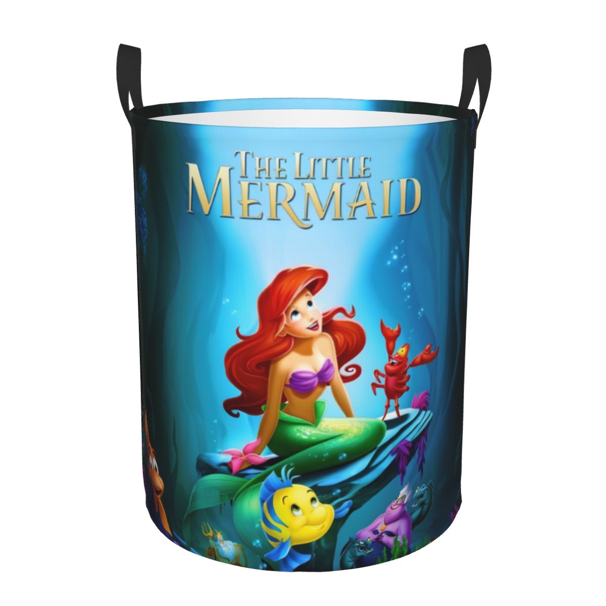 Laundry Hamper Nursery - Anima De Kleine Zeemeermin Wasmand Opvouwbare