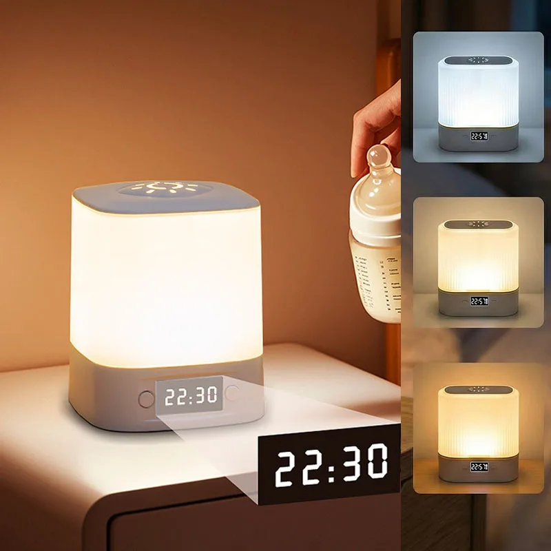 Baby Nursery Egg Light - LED-nachtlampje, bedlampje, aanraakafstandsbediening, draagbaar baby- en