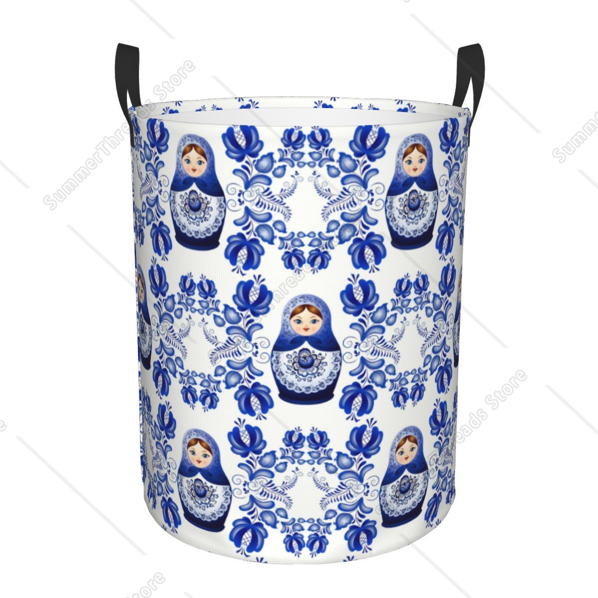 Laundry Hamper Nursery - Russische pop grote wasmand - volkskunst