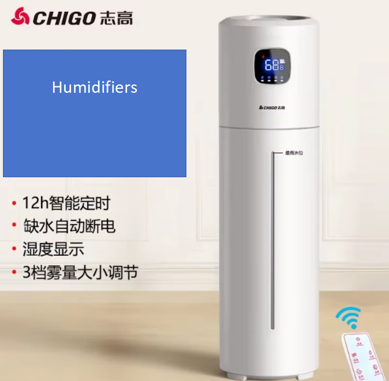Baby Nursery Humidifier - Chigo 220V Vloerbevochtiger Smart Home Stille