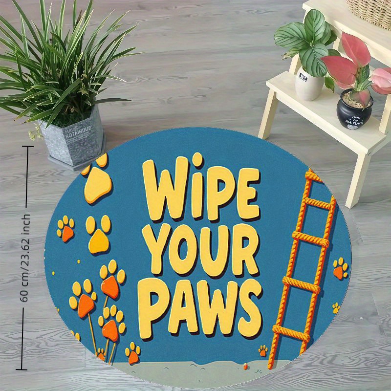 Rond Paw Print kinderkamerklee - Baby Nursery Animal Theme recensie en prijs