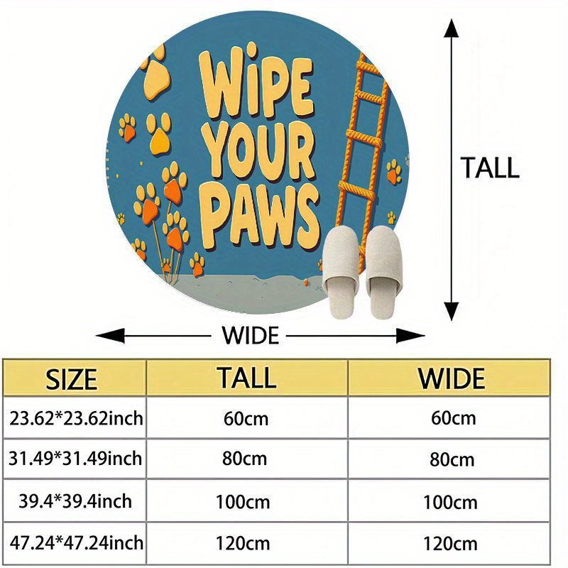 Rond Paw Print kinderkamerklee - Baby Nursery Animal Theme recensie en prijs