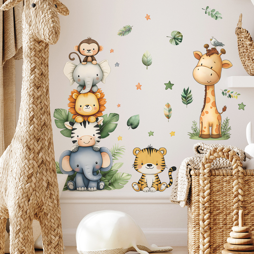 Boho bosdieren muurstickers vo - Baby Nursery Wallpaper recensie en prijs