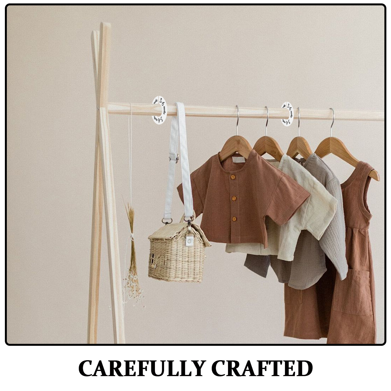 1 set ronde plastic maatverdel - Baby Nursery Closet Organization recensie en prijs