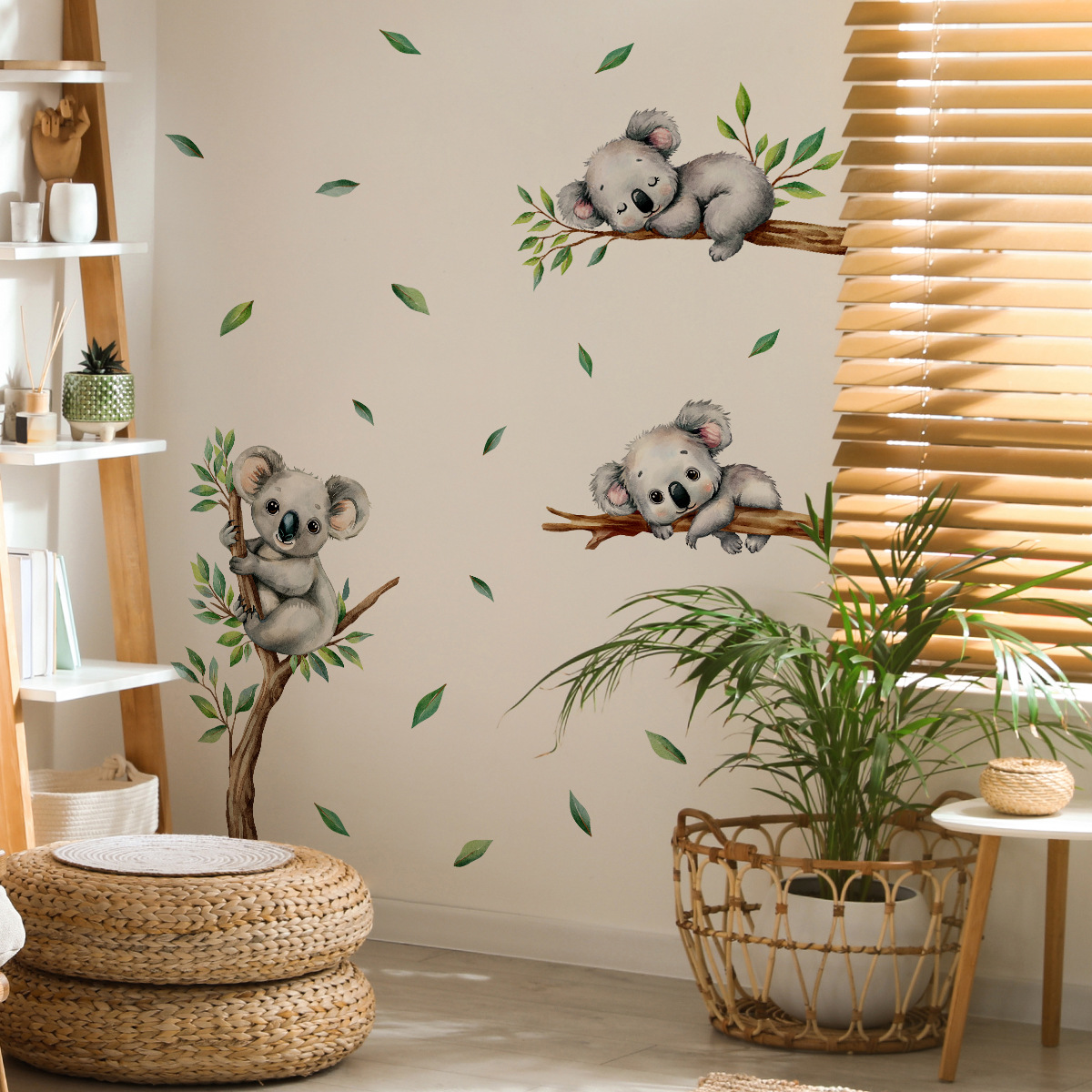 Cartoon Koala Klimmen Boomtak  - Baby Nursery Wallpaper recensie en prijs