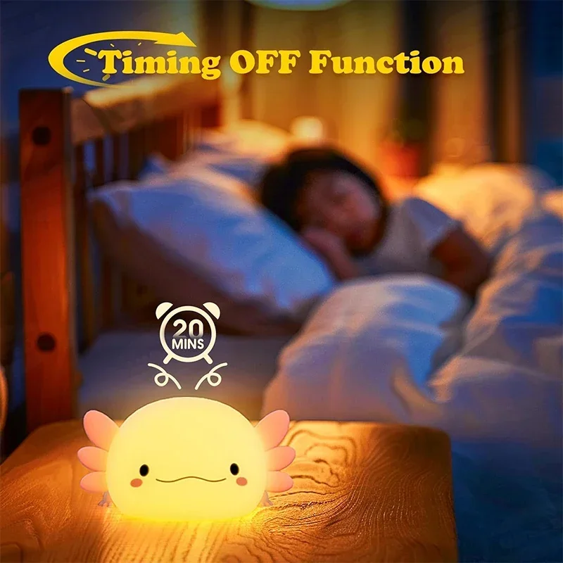 Schattig Axolotl-nachtlampje S - Baby Nursery Egg Light recensie en prijs