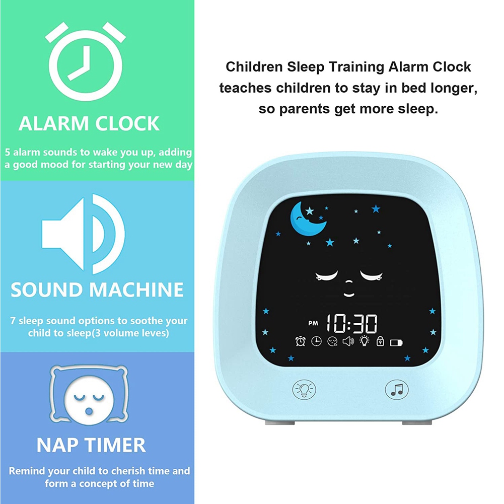 A23E-1 Set Wekker voor Kindere - Sound Sleep Trainer Clock recensie en prijs