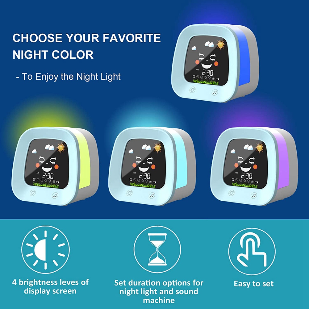 A23E-1 Set Wekker voor Kindere - Sound Sleep Trainer Clock recensie en prijs