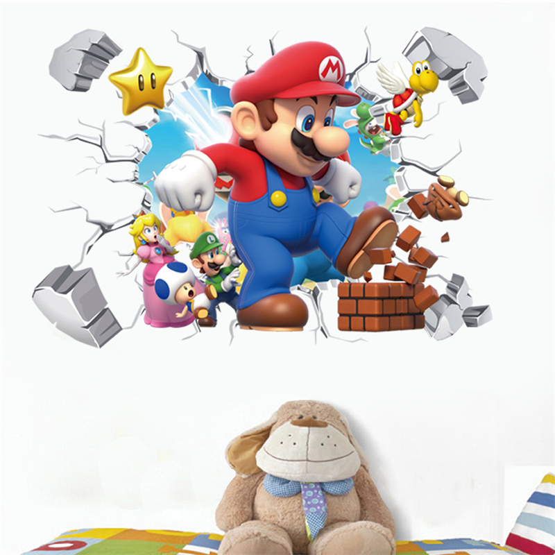 3D Cartoon Anime Game Characte - Baby Nursery Wallpaper recensie en prijs