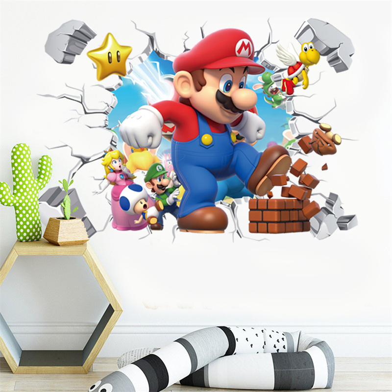 3D Cartoon Anime Game Characte - Baby Nursery Wallpaper recensie en prijs