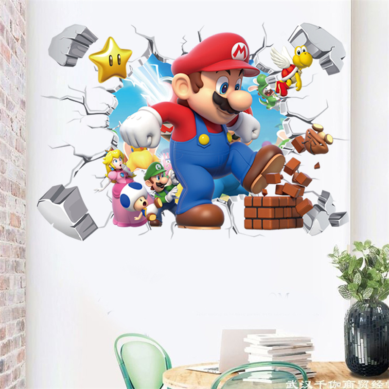 3D Cartoon Anime Game Characte - Baby Nursery Wallpaper recensie en prijs