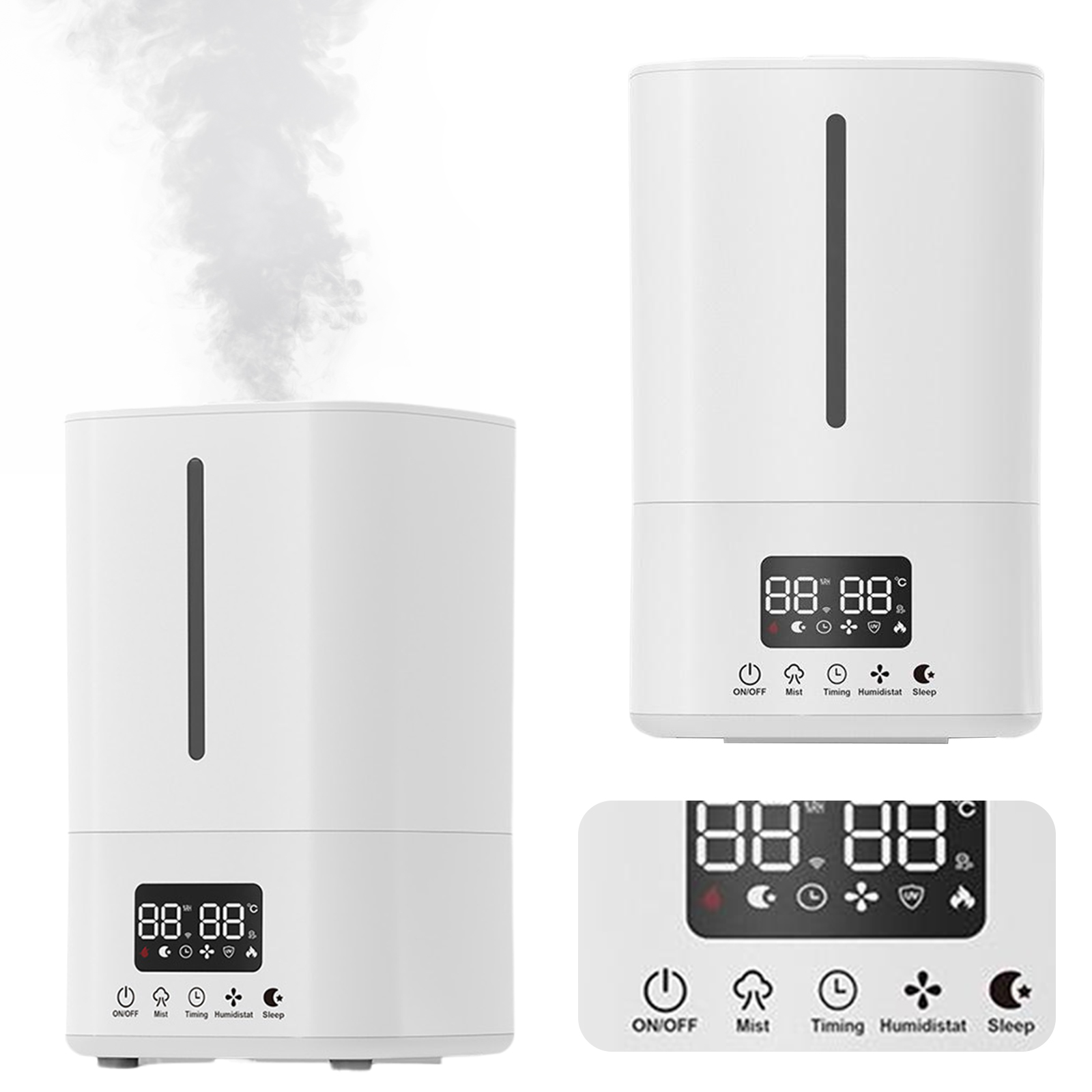 5L luchtbevochtiger met luchtr - Baby Nursery Humidifier recensie en prijs