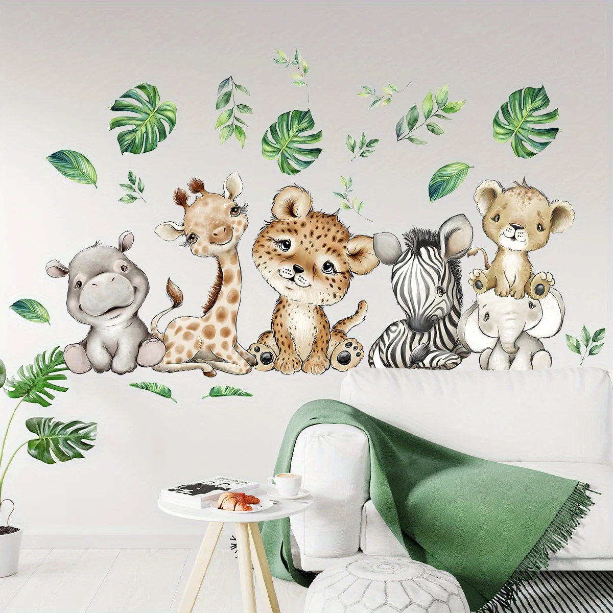 1PC Cartoon Leuke Nijlpaard Ti - Baby Nursery Wallpaper recensie en prijs