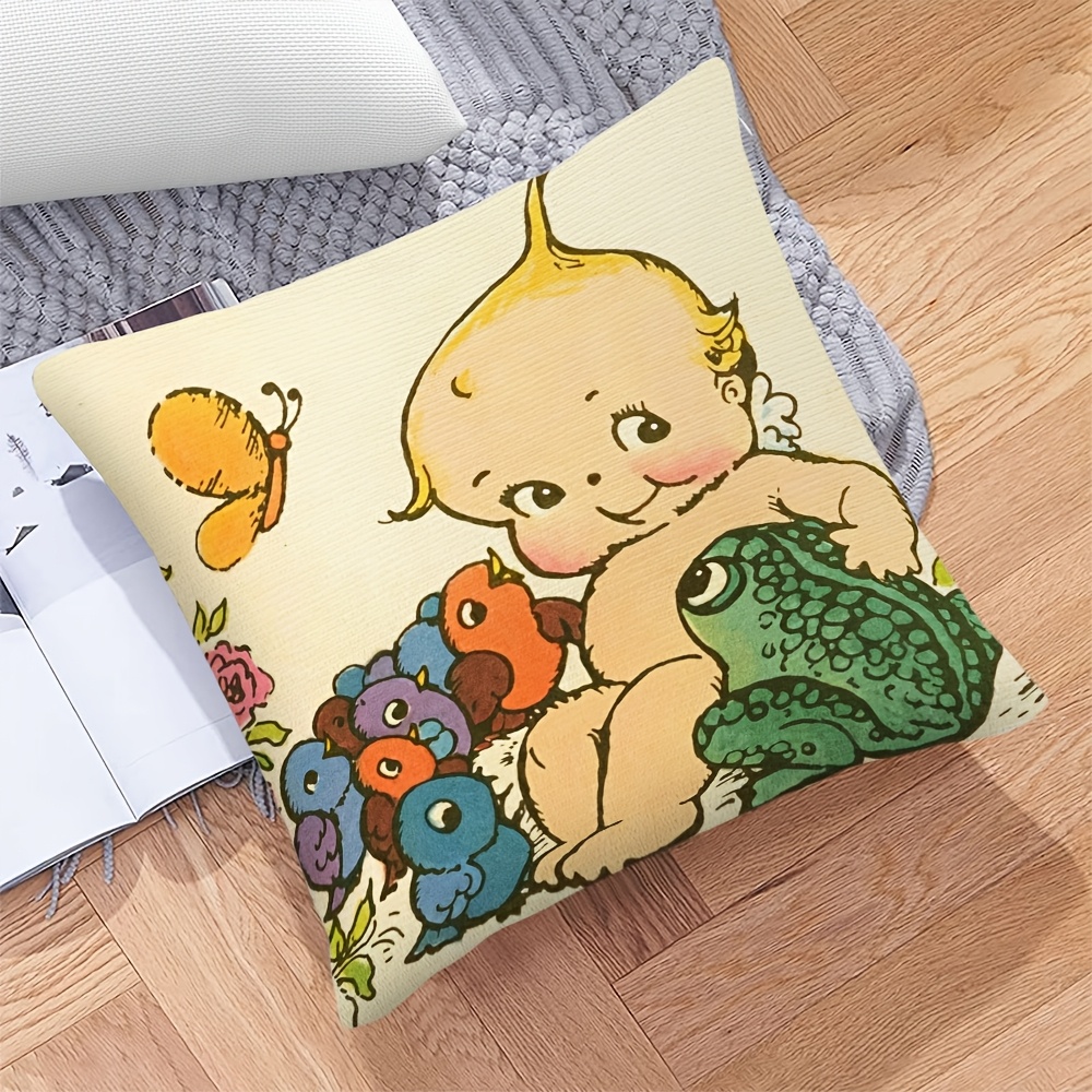 Schattige Baby Kikker Kinderka - Baby Nursery Cushion recensie en prijs