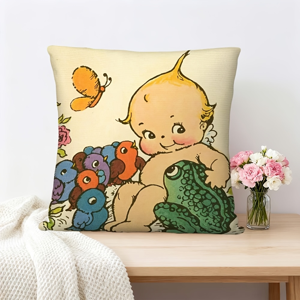 Schattige Baby Kikker Kinderka - Baby Nursery Cushion recensie en prijs