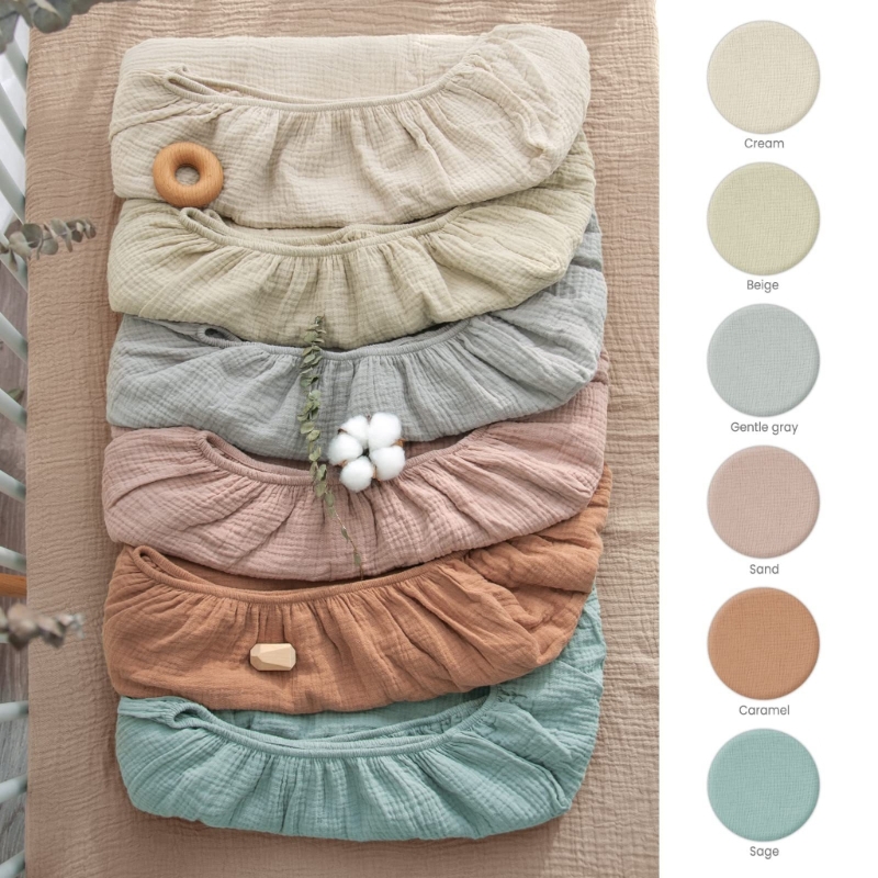 Zacht Ademend Mousseline Katoe - Baby Nursery Cushion recensie en prijs