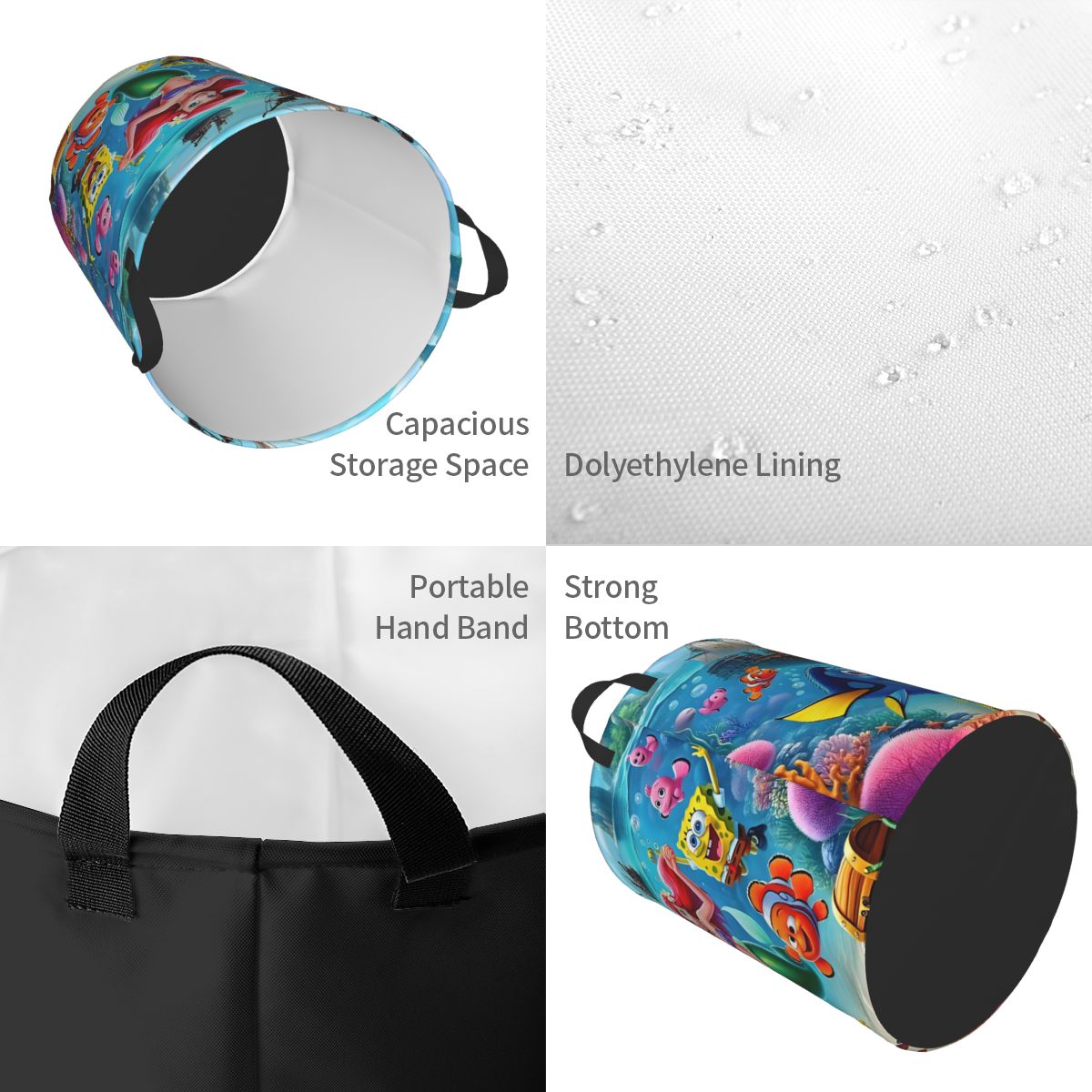 Litt Mermaid SpongeBob Finding - Laundry Hamper Nursery recensie en prijs