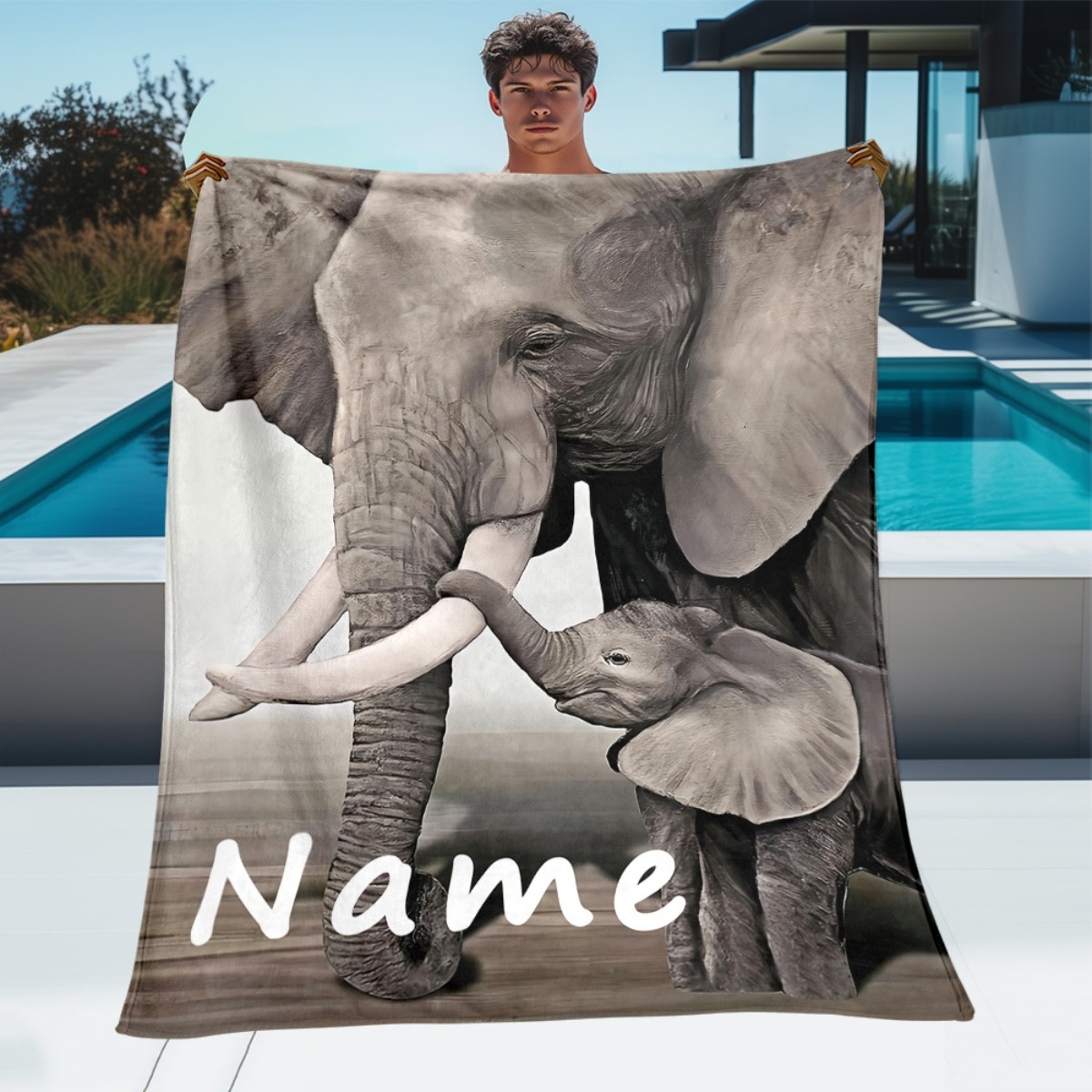 Gepersonaliseerde naam olifant - Baby Nursery Jungle Animals recensie en prijs