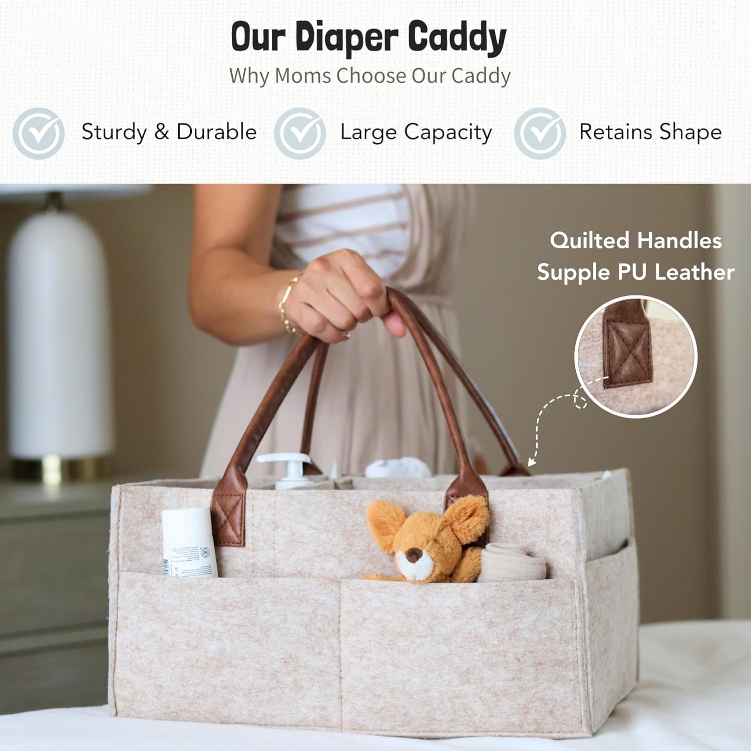 Baby Felt Opbergmandje voor de - Baby Nursery Organizer recensie en prijs