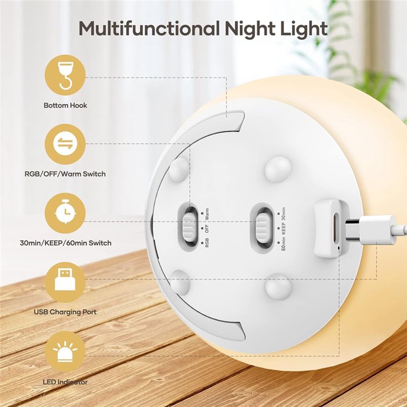 ABUG-Eye-Caring Baby Nachtlamp - Baby Nursery Egg Light recensie en prijs
