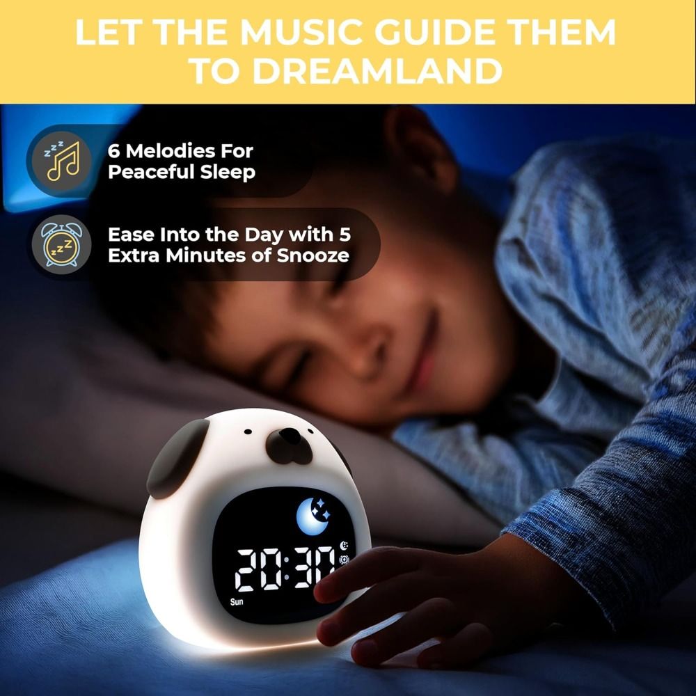 Nieuwe heldere wekker met slaa - Sound Sleep Trainer Clock recensie en prijs
