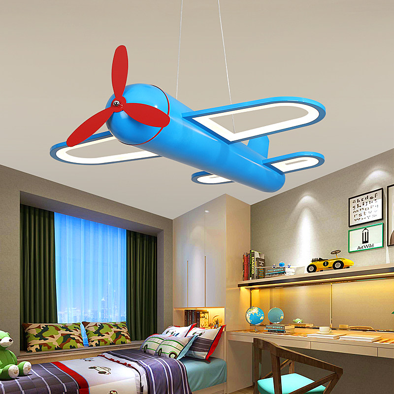 Creatieve blauw-gele vliegtuig - Baby Nursery Light recensie en prijs