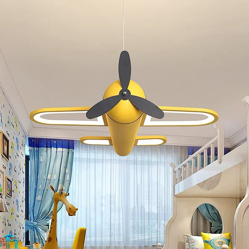 Creatieve blauw-gele vliegtuig - Baby Nursery Light recensie en prijs