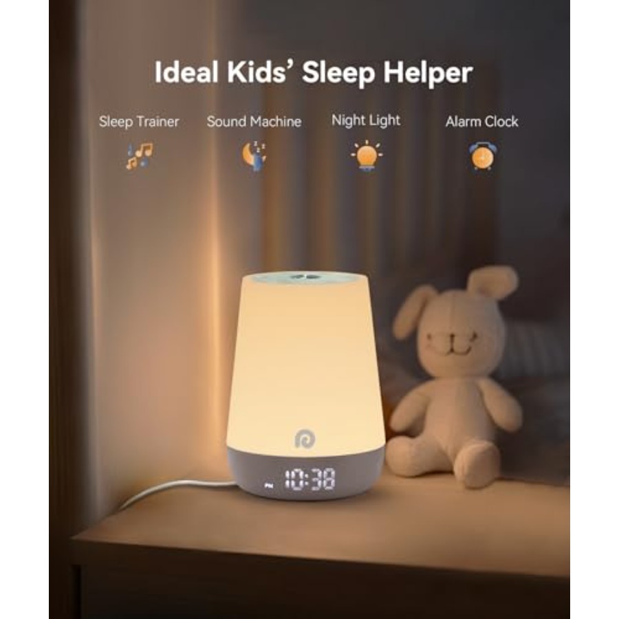 Geluidsmachine Baby - Witte Ru - Sound Sleep Trainer Clock recensie en prijs