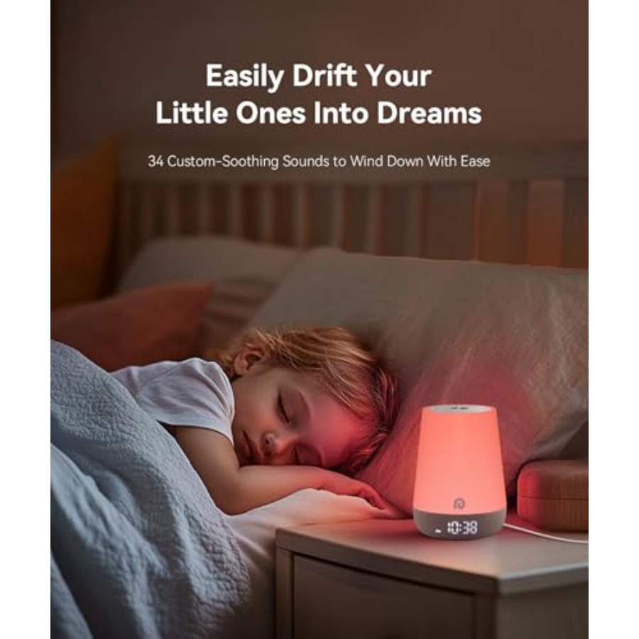 Geluidsmachine Baby - Witte Ru - Sound Sleep Trainer Clock recensie en prijs