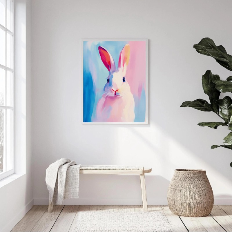 Pastel dier canvas muur kunst  - Baby Nursery Animal Theme recensie en prijs