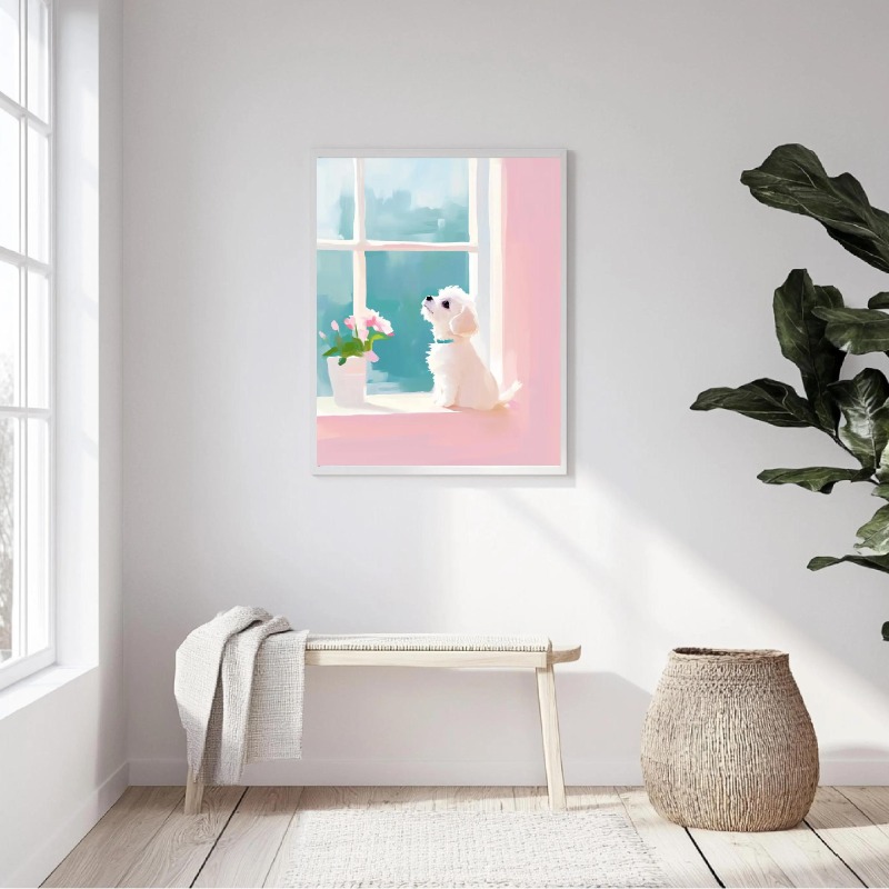 Pastel dier canvas muur kunst  - Baby Nursery Animal Theme recensie en prijs