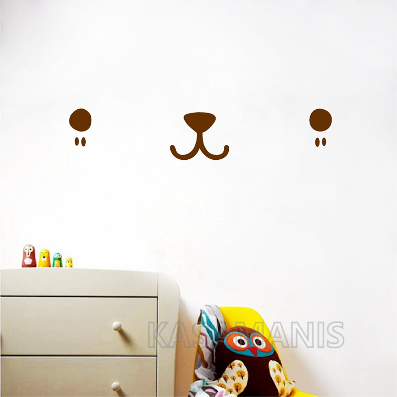 Leuke Kawaii Gezicht Wall Art  - Baby Nursery Labels recensie en prijs