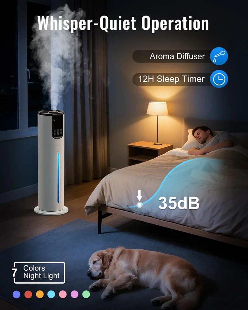 Ultrastille vloer ultrasone lu - Baby Nursery Humidifier recensie en prijs