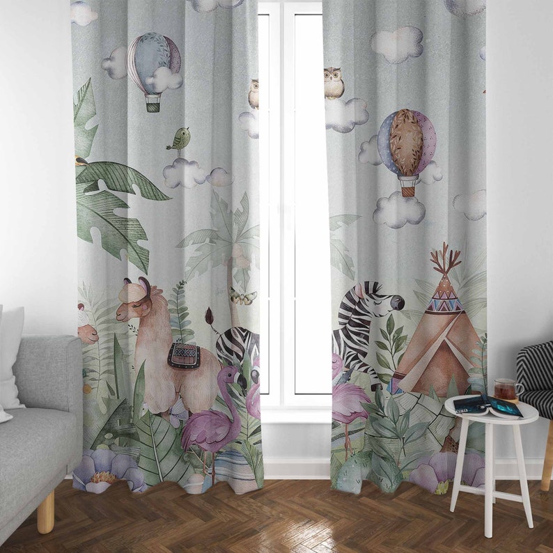 Safari Dieren Feest Kinderkame - Blackout Curtain Nursery recensie en prijs