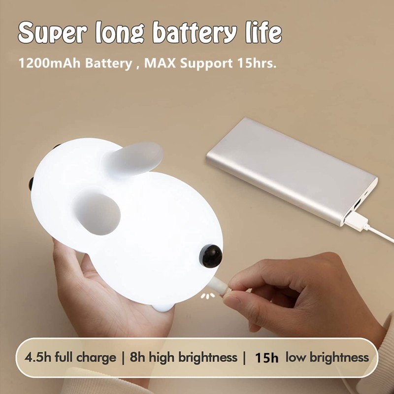 LED Konijn Nachtlampje Afstand - Baby Nursery Egg Light recensie en prijs