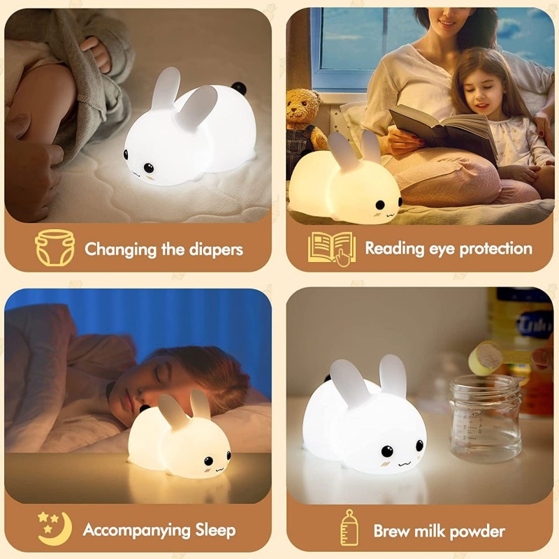 LED Konijn Nachtlampje Afstand - Baby Nursery Egg Light recensie en prijs