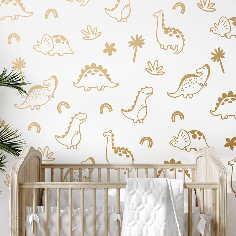 Geometrische dinosaurus boom r - Baby Nursery Jungle Animals recensie en prijs