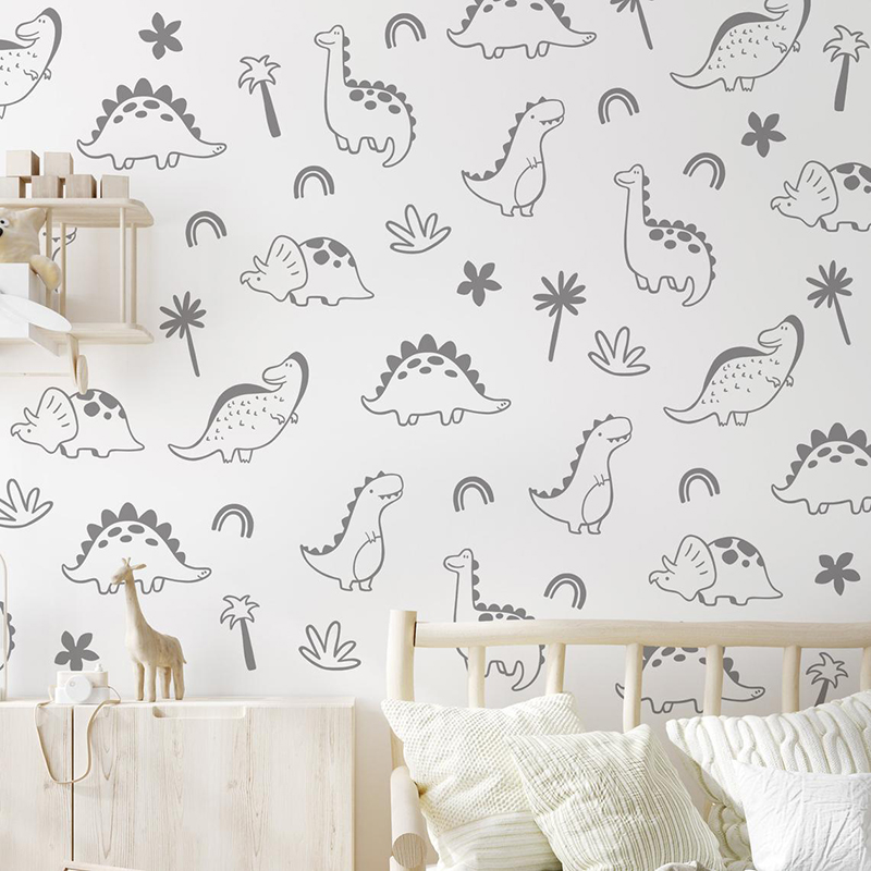 Geometrische dinosaurus boom r - Baby Nursery Jungle Animals recensie en prijs