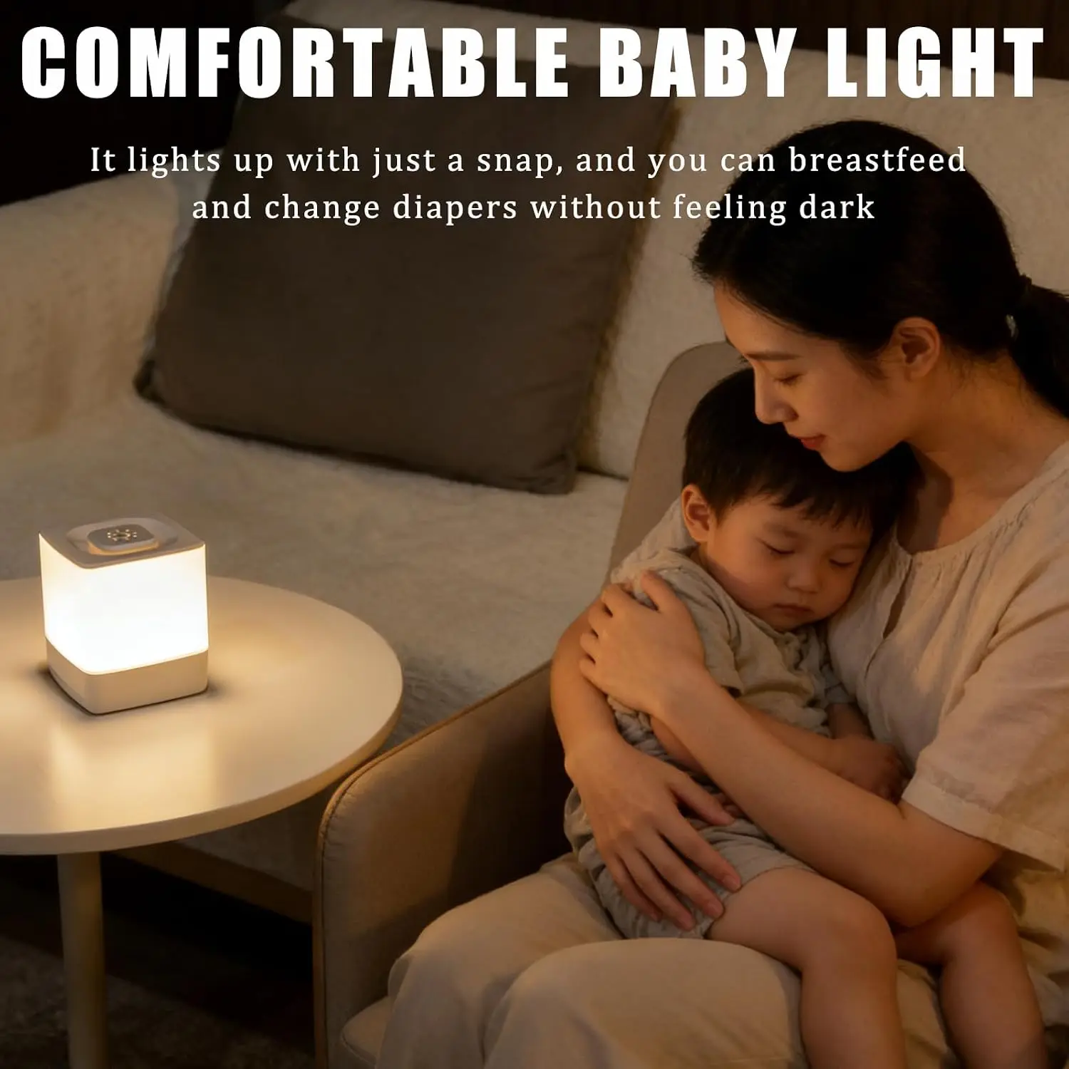 LED-nachtlampje, bedlampje, aa - Baby Nursery Egg Light recensie en prijs