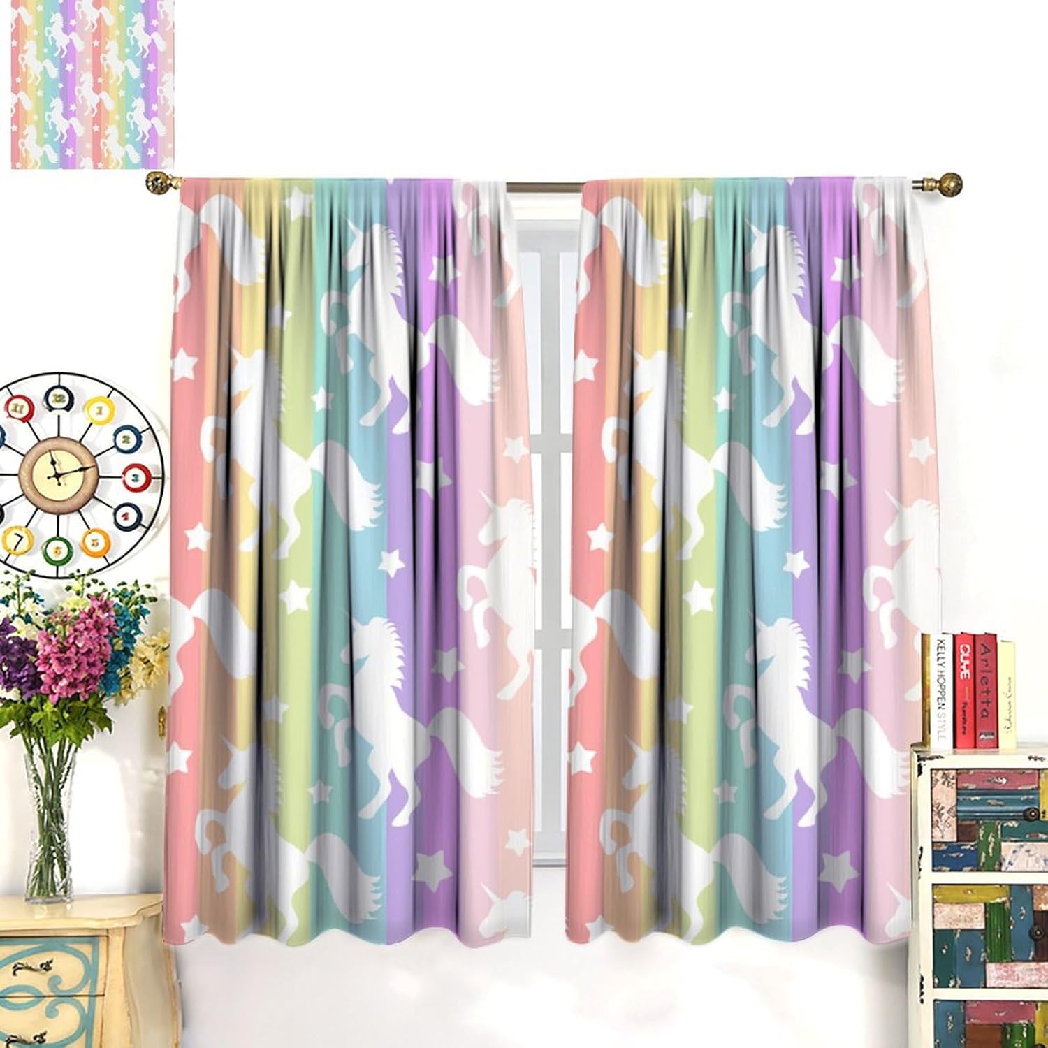Regenboog Eenhoorn Verduisteri - Blackout Curtain Nursery recensie en prijs