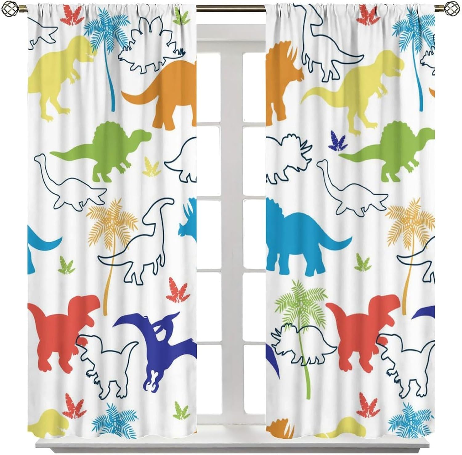 Dinosaurus kindergordijnen, ca - Blackout Curtain Nursery recensie en prijs
