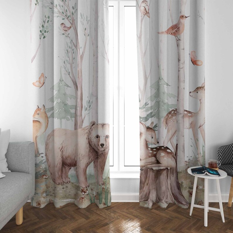 Bos Dieren Gordijnen Kinderkam - Blackout Curtain Nursery recensie en prijs