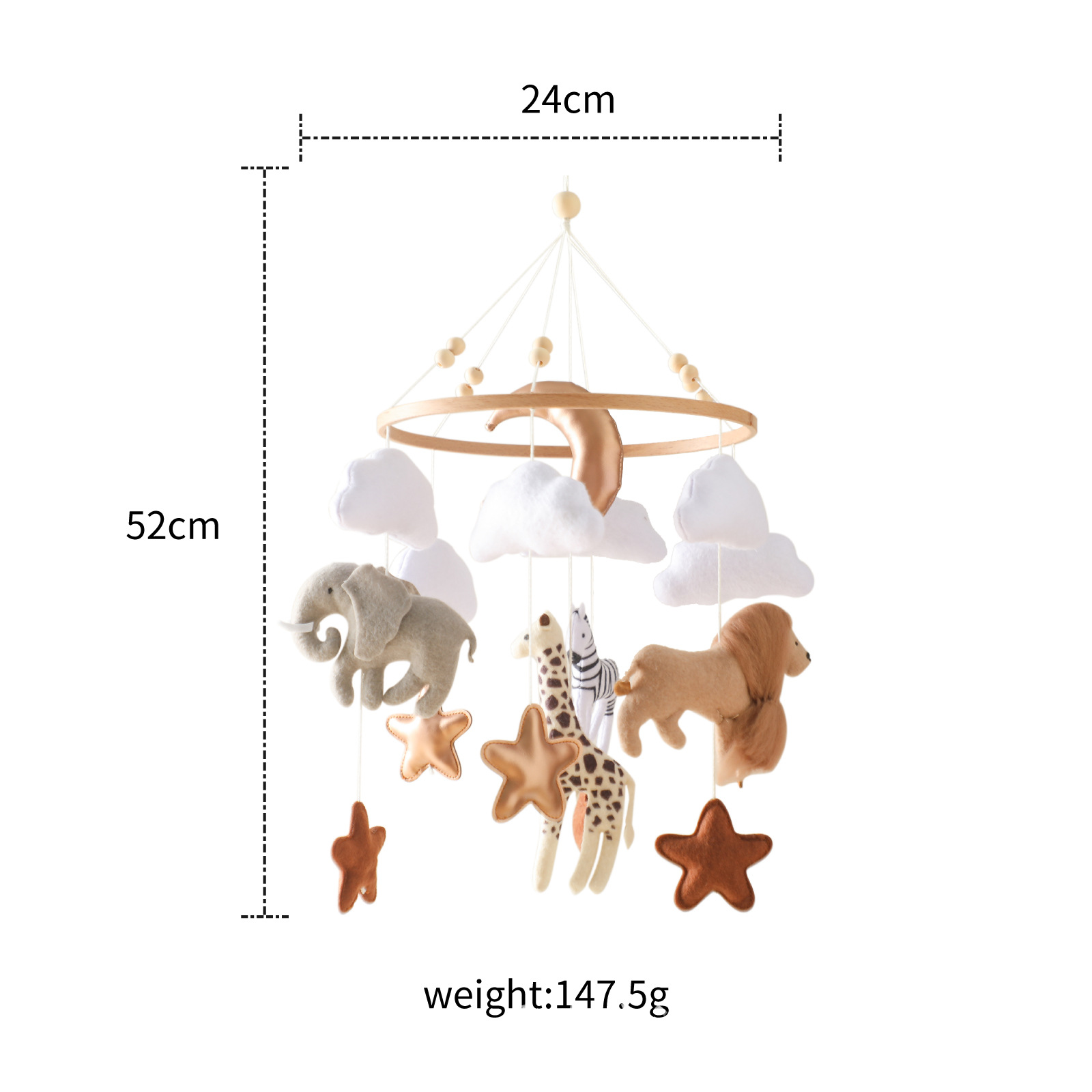 Hot Sale Nordic Handgemaakte V - Baby Nursery Jungle Animals recensie en prijs