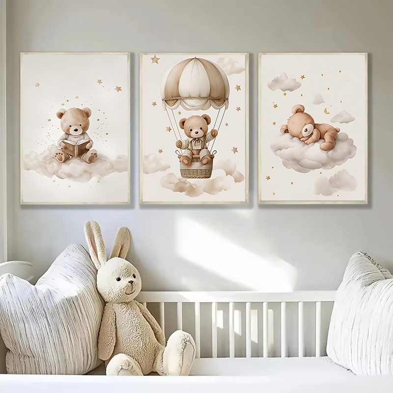 3 stks/set Boheemse Teddybeer  - Baby Nursery Images recensie en prijs